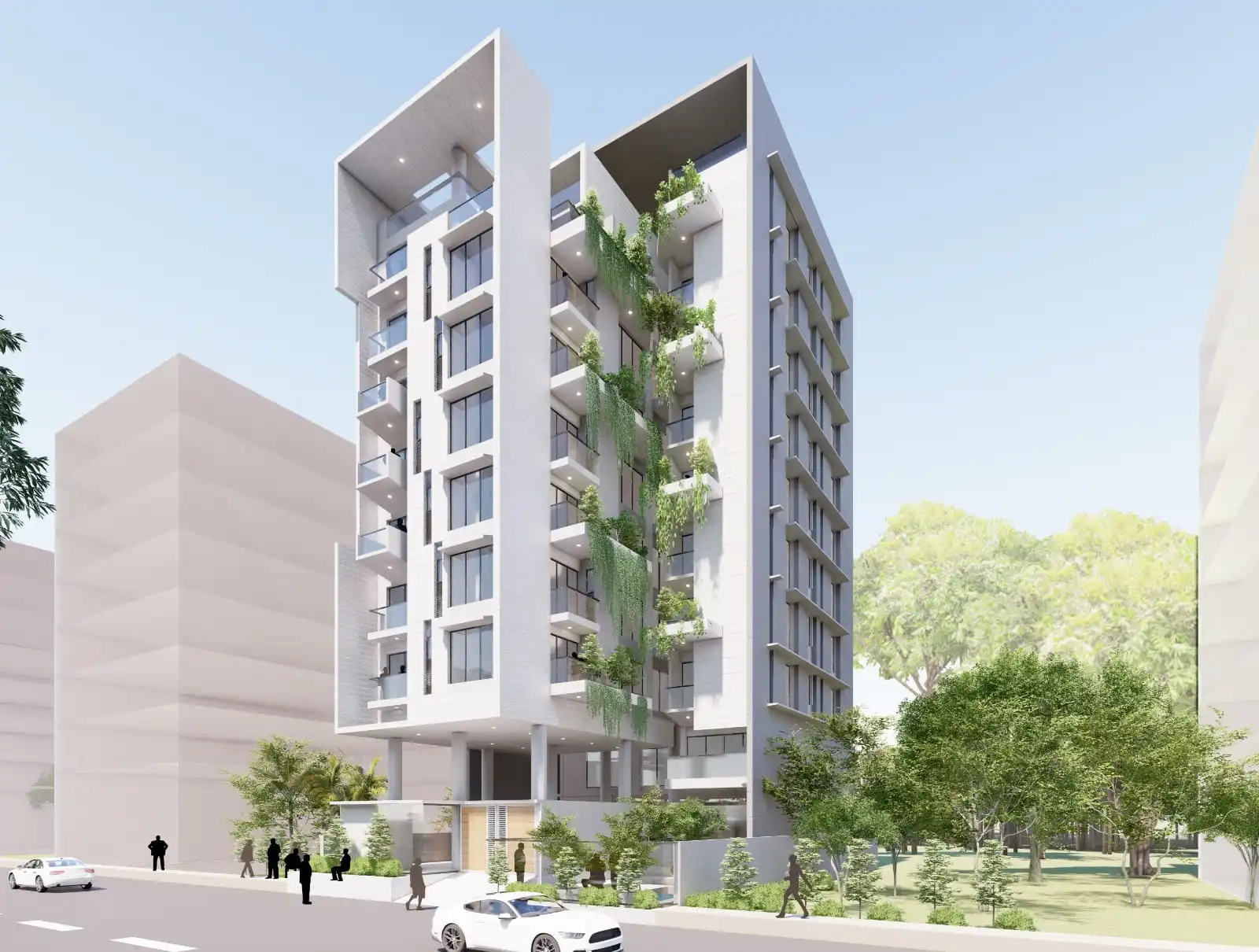 9 Storied Residential Building 