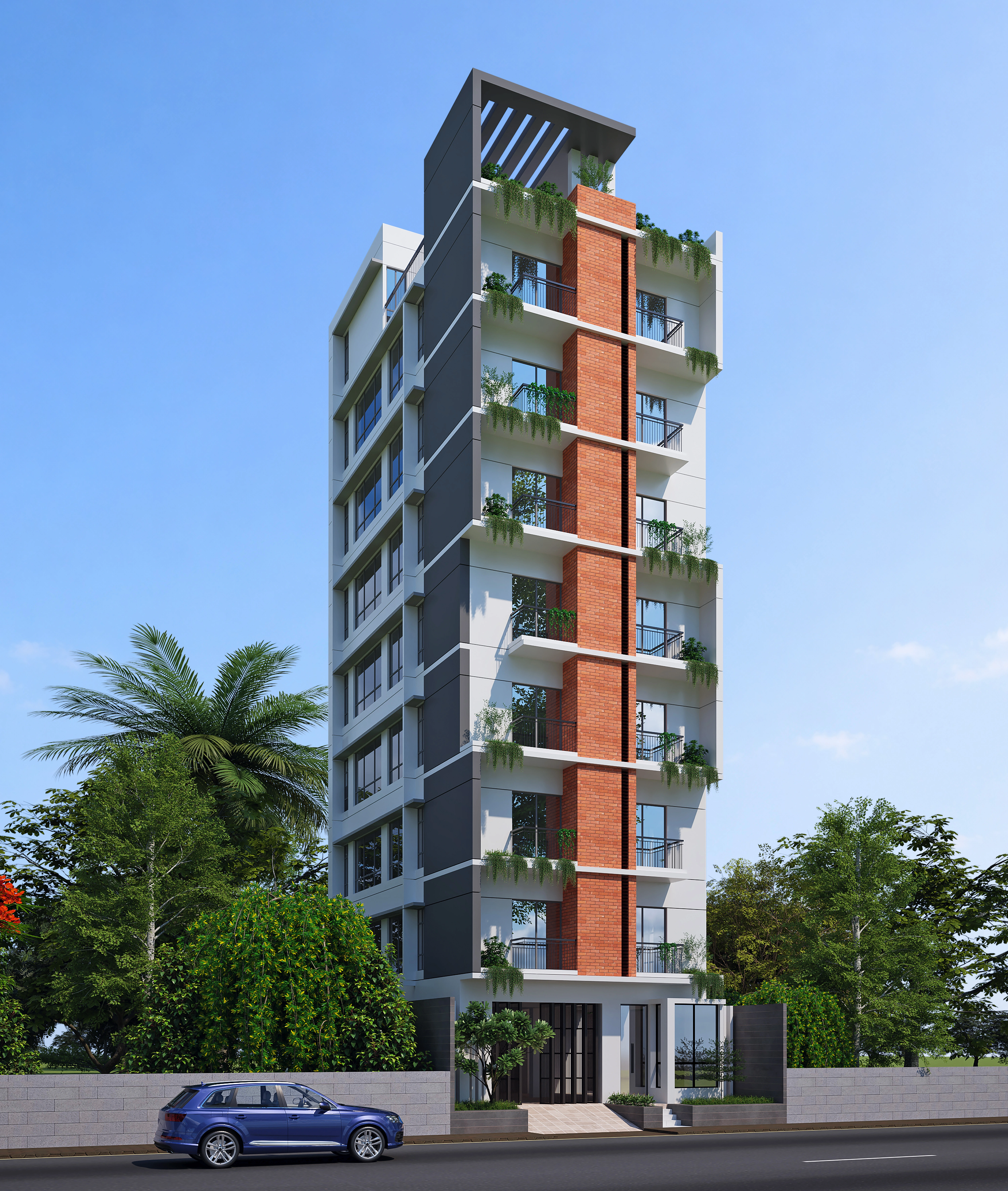 8 Storied Residential Building